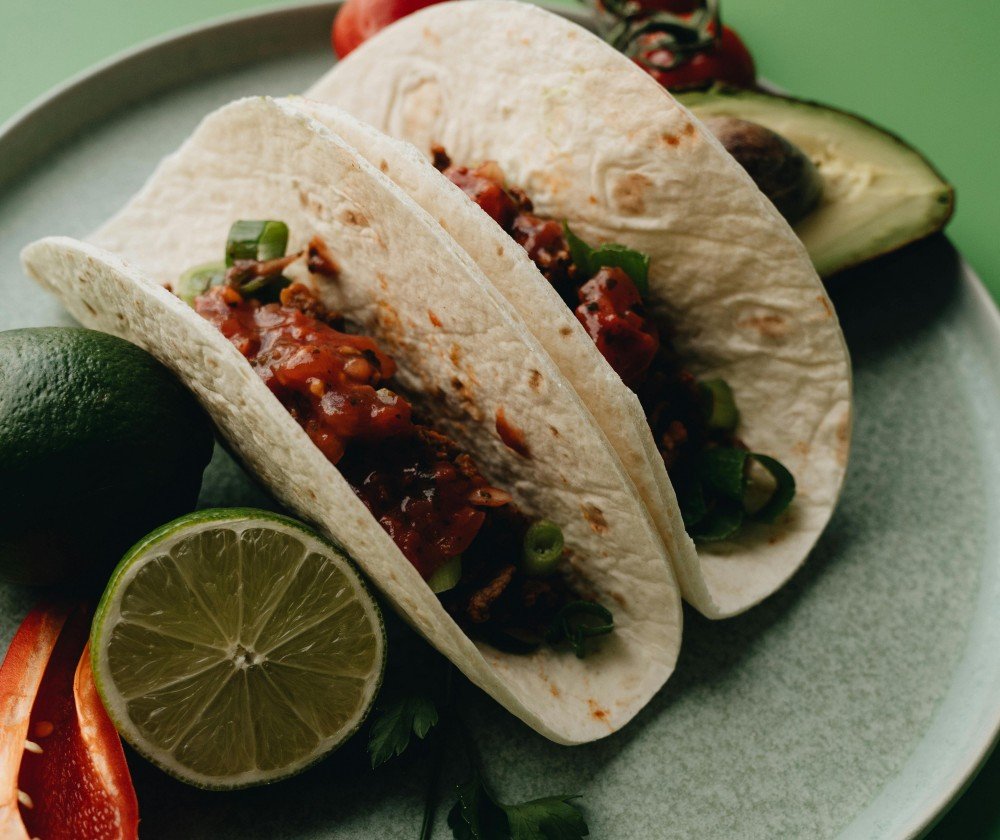Receitas Vegetarianas: Tacos de Cogumelos e Feijão Preto