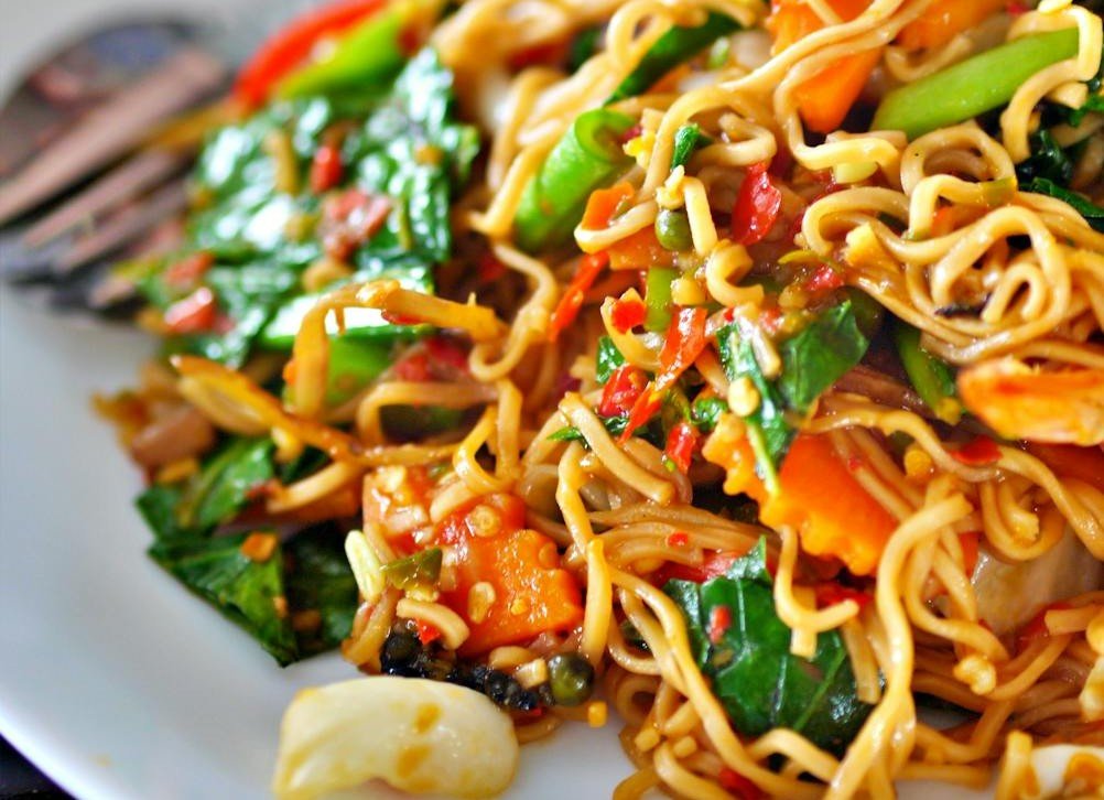 Lo Mein cozido