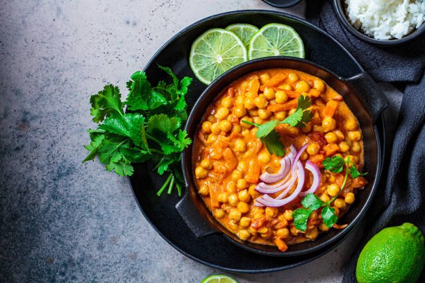 Receitas Vegetarianas: Curry de Grão-de-Bico
